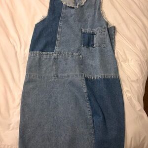 Patchwork Denim Dress